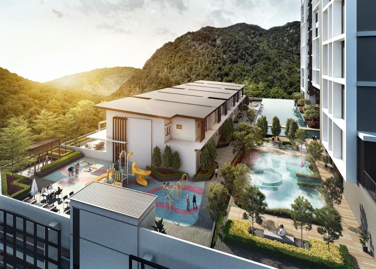 Ipoh Tambun Lost World Sunway Onsen Suites Luna 2R2B 8Paxs Exteriör bild